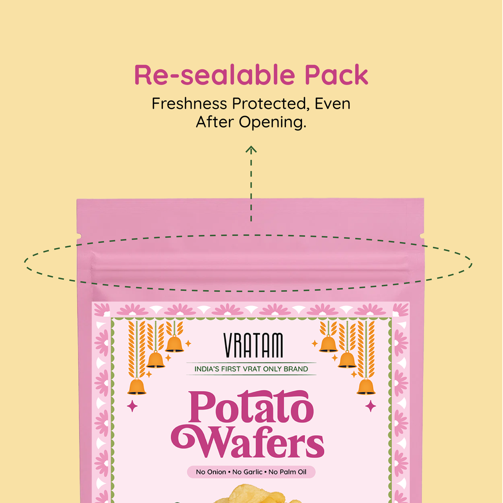 Potato Wafers Family Combo - Pack of 4 (Small) | 60g Each