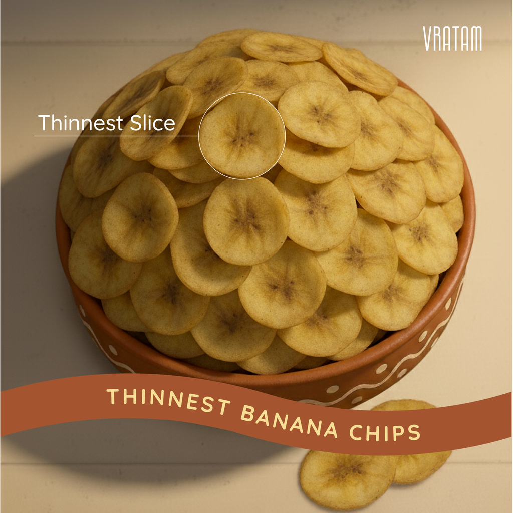 Family Vrat Combo - Pack of 6 | Mixed Bag of Falhari Mixture (190gx2), Banana Chips (60gx2), & Potato Wafers (60gx2)